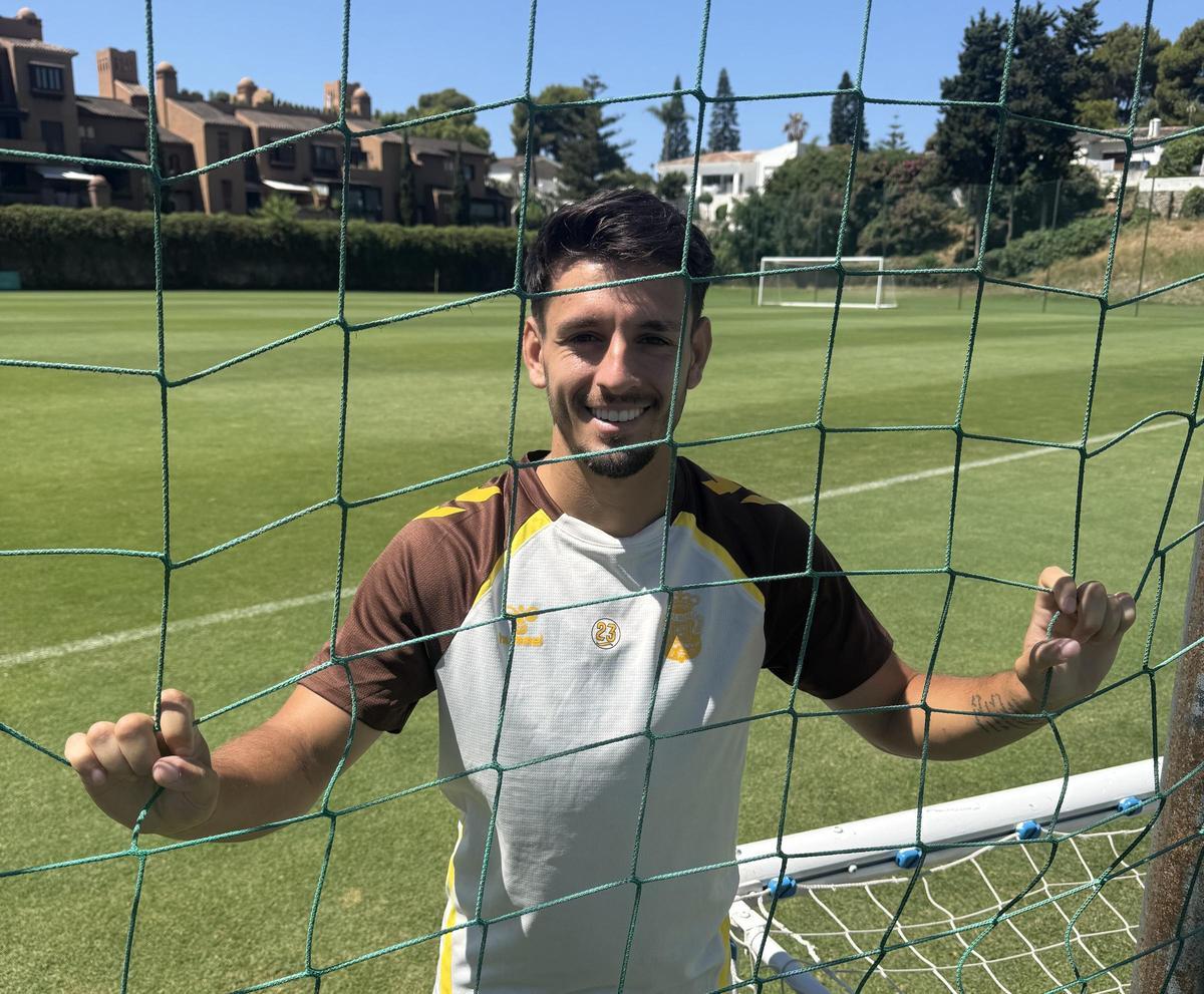 Iván Gil, ayer, en el Atalaya Park.
