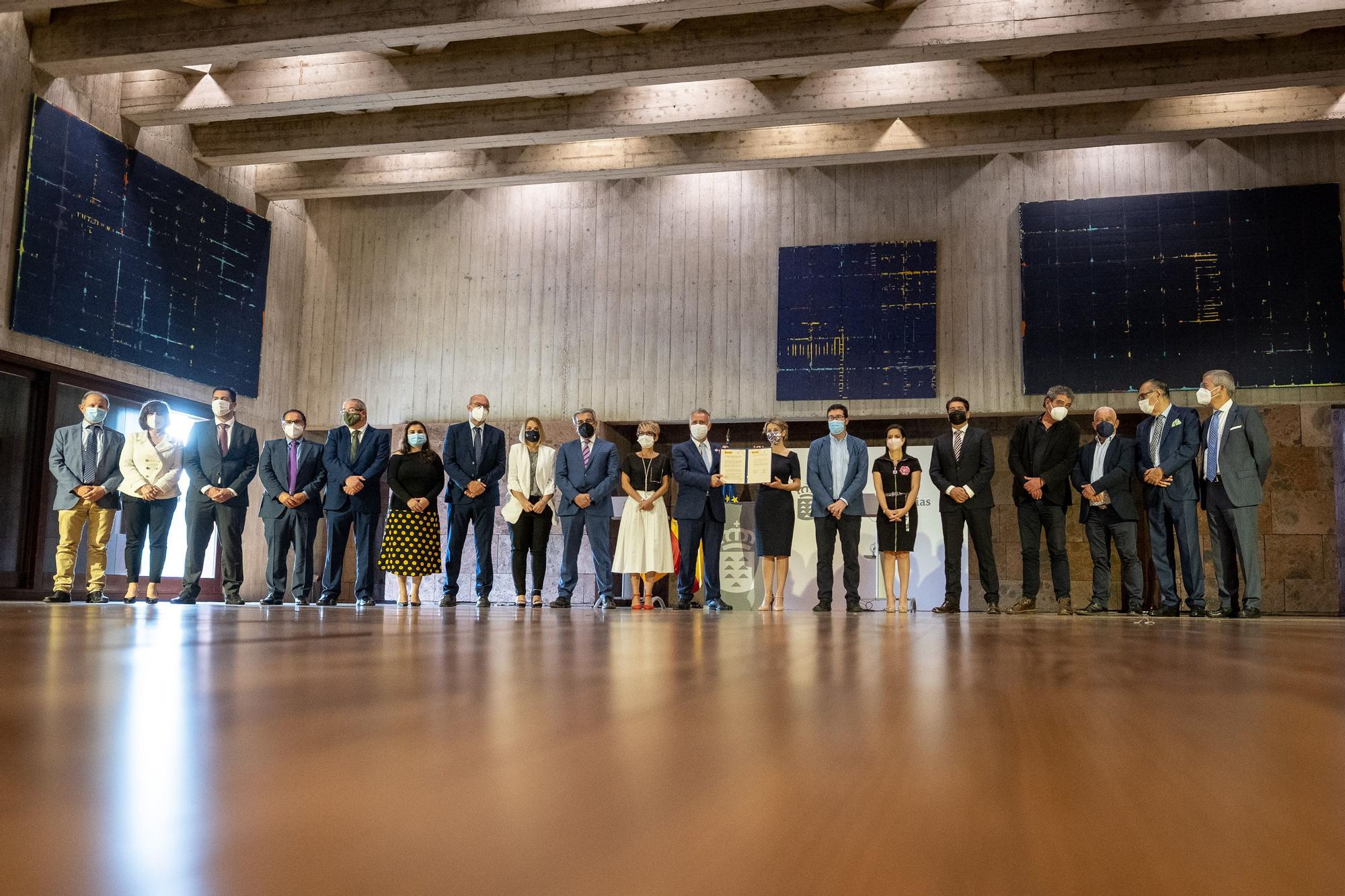 Visita a Tenerife de Yolanda Díaz