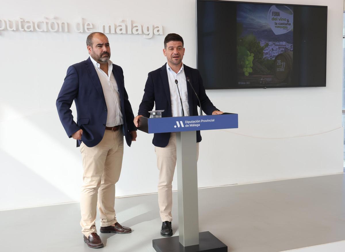 Presentación de la Feria del vino y la castaña de Yunquera