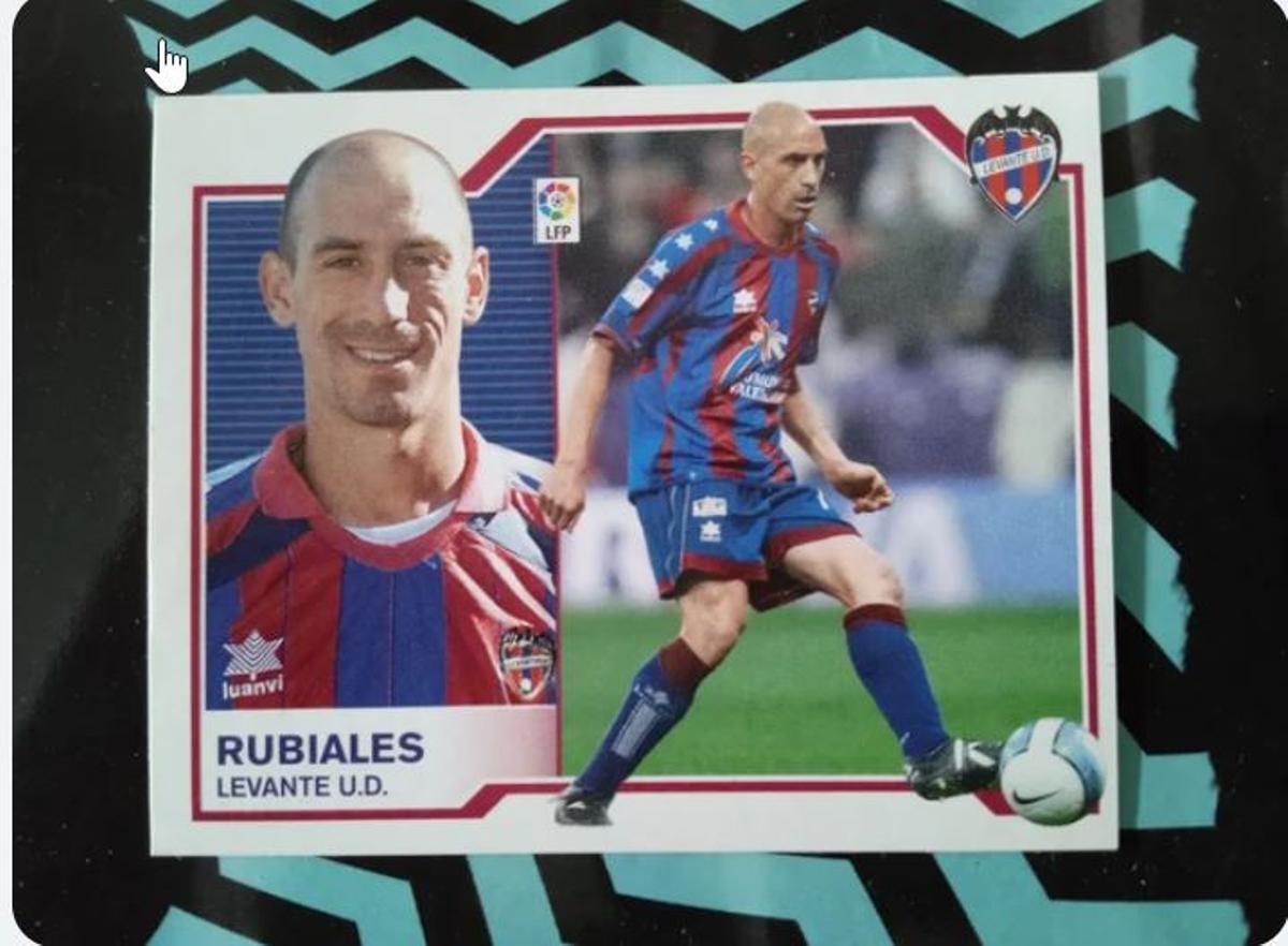 Luis Rubiales, durante su etapa como futbolista en el Levante UD.