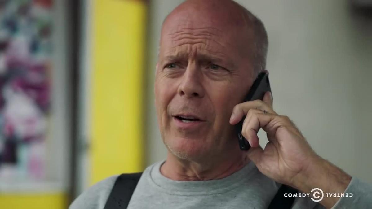 Bruce Willis, en el espot promocional de su ’Roast’ en el canal Comedy Central.