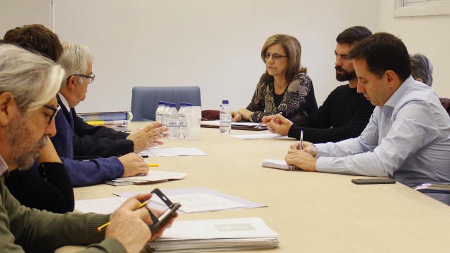 Reunión en la conselleria con los representantes de Foios.