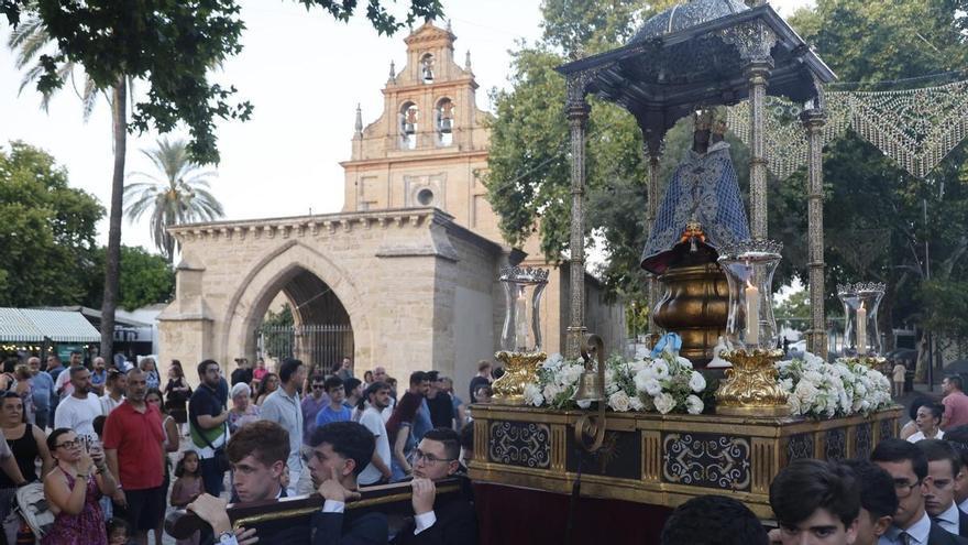 La Fuensanta pone rumbo a la Catedral antes de su salida procesional: todos los detalles y recorrido del lunes