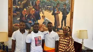 Abrao Bidé, el joven que viajó desde Guinea-Bisáu para agradecer a la Diputación de Cáceres: "Ha ayudado al desarrollo de nuestro pueblo"
