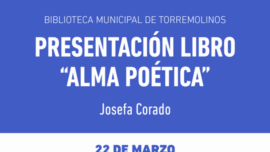 Presentación del libro. Alma Poética