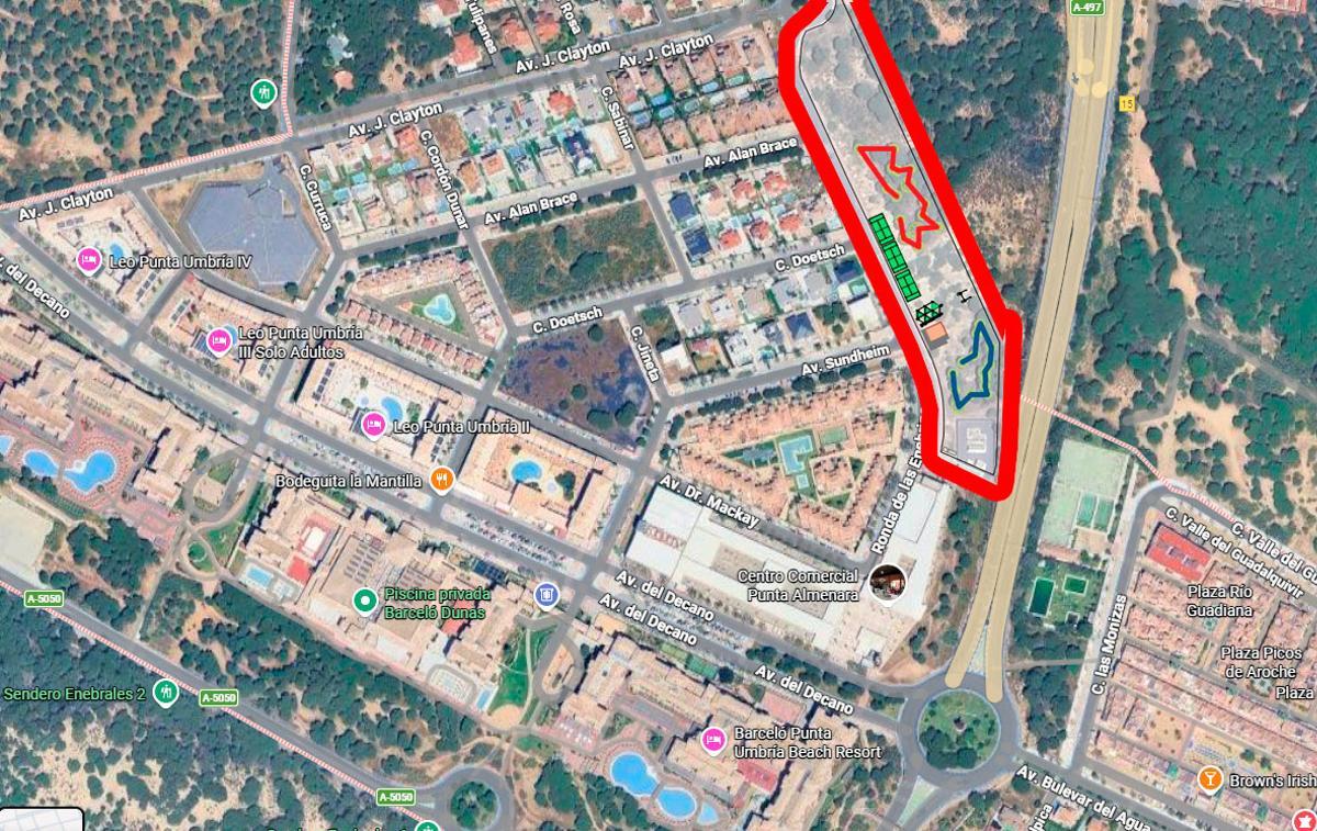 Ubicación del Parque de Aventura.