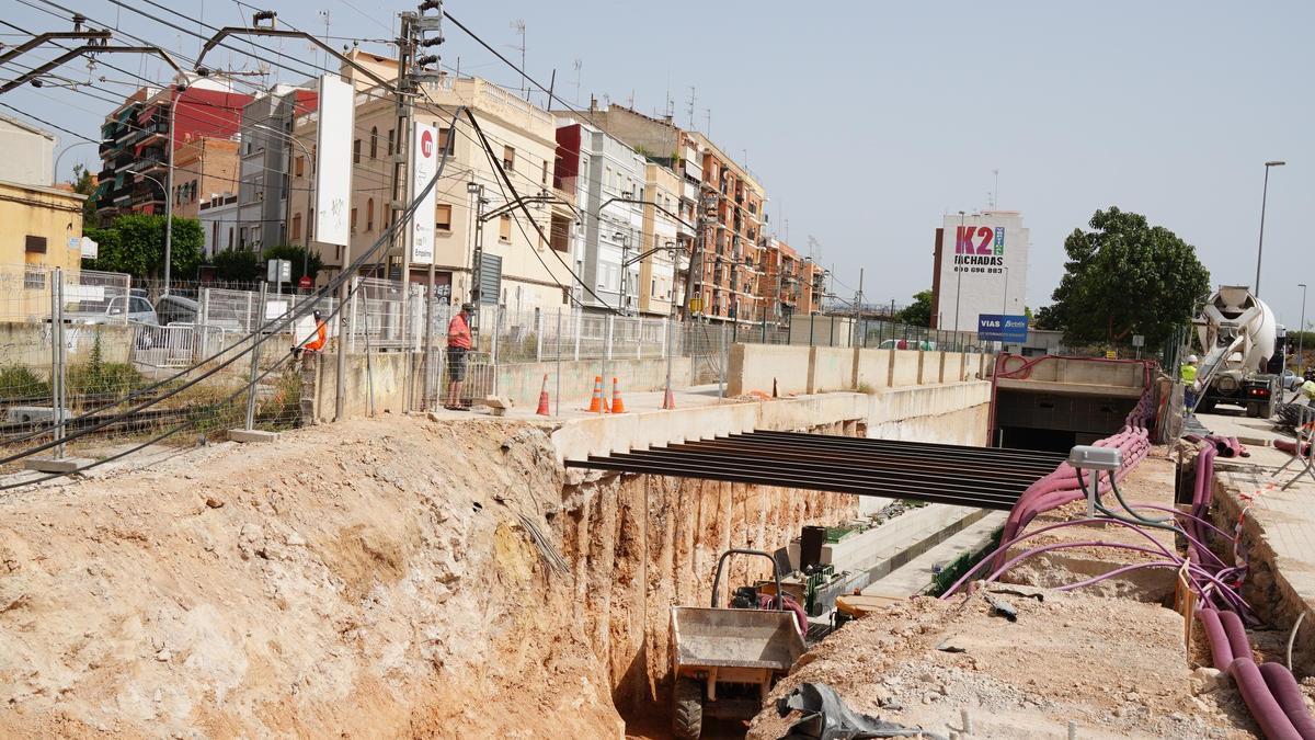 Las obras de soterramiento de la primera fase se retomaron en 2021 tras una década paralizadas.