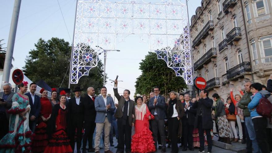 Encendido del &quot;alumbrao&quot; del año pasado.