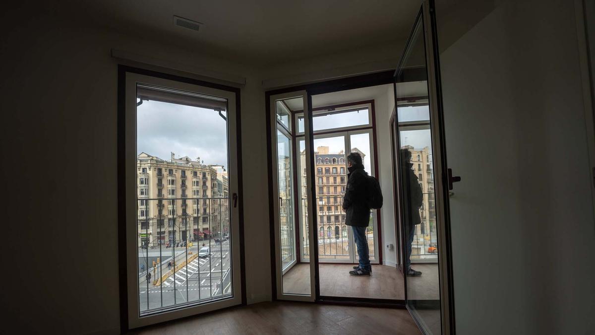 Visita a la promoción de pisos de Glories