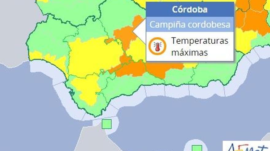 Activado el aviso naranja por altas temperaturas en Córdoba