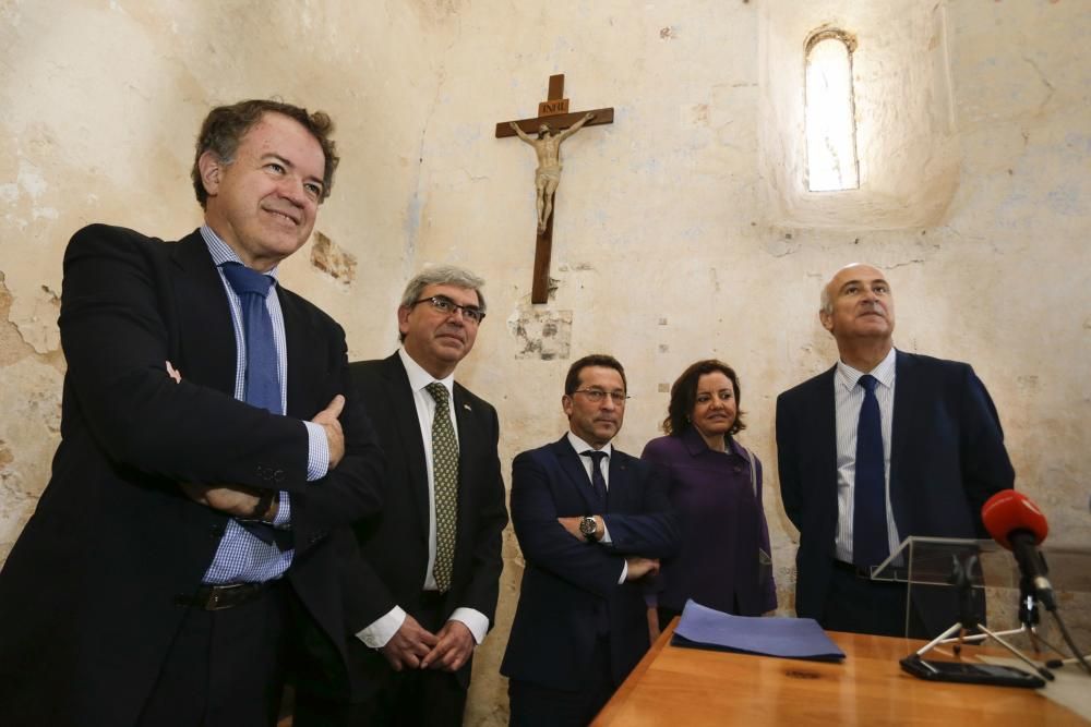 Presentación del proyecto de restauración de las pinturas murales de San Miguel de Lillo