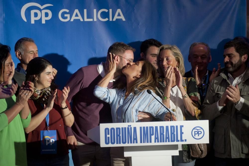 Noche electoral en A Coruña | Sede del PP