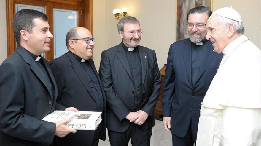 Cuatro sacerdotes cordobeses celebran sus bodas de plata junto a Francisco