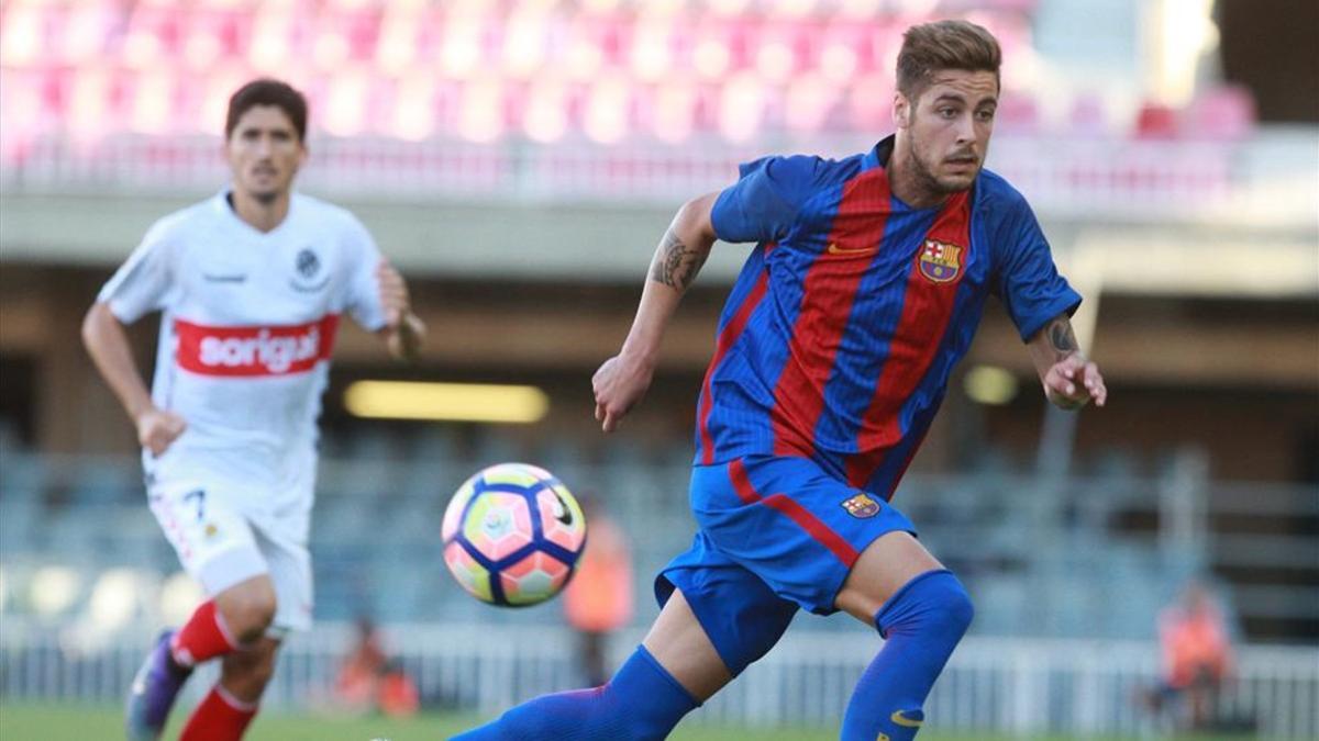 Abeledo tuvo un paso discreto por el Barça B.