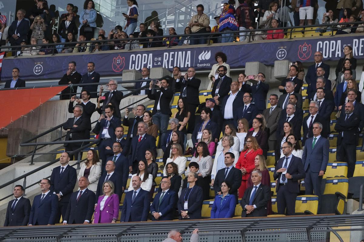 La Final de la Copa de la Reina entre el FC Barcelona y Atlético de Madrid, en el estadio de Gran Canaria