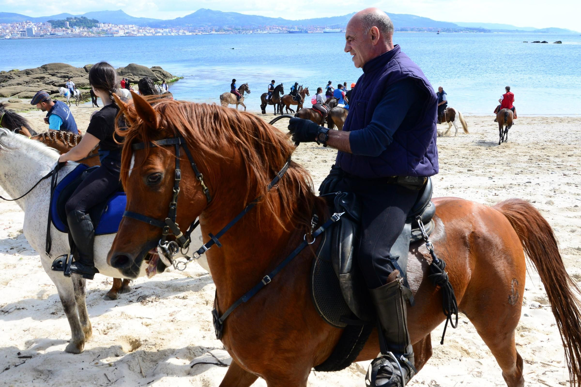 Más de 200 jinetes en la Xuntaza Cabalar de Moaña
