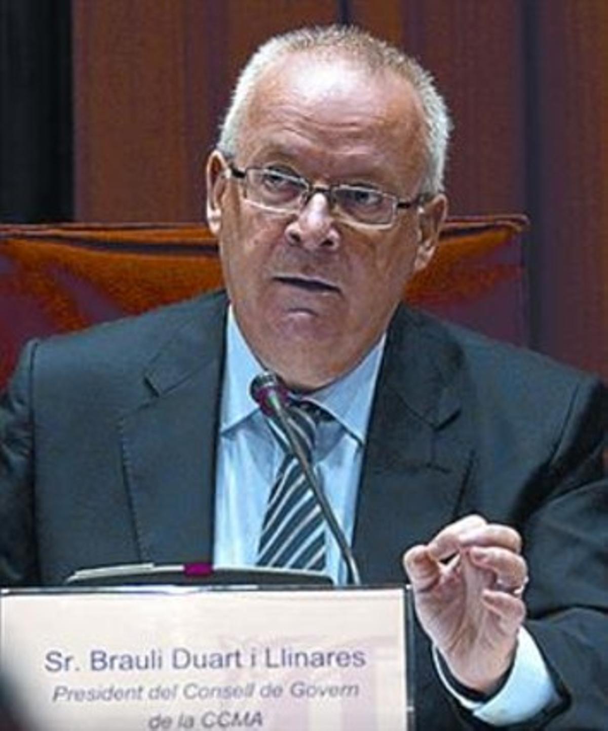 Brauli Duart, al Parlament.