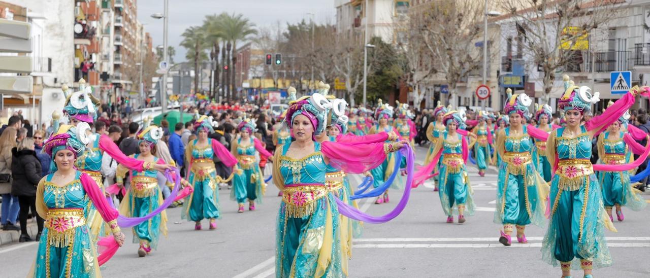 Desfile de pasacalles de Mérida, en la pasada edición del Carnaval Romano.