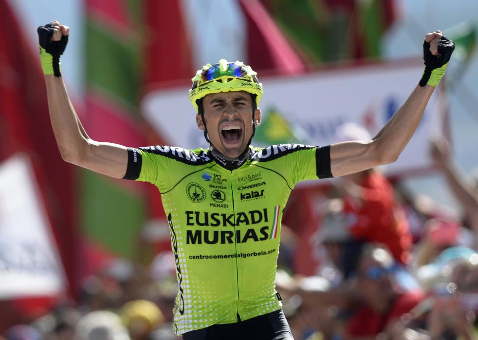 El ciclista español Óscar Rodríguez (Euskadi-Murias) ha ganado este viernes la decimotercera etapa de la Vuelta a España, disputada entre Candás y La Camperona.