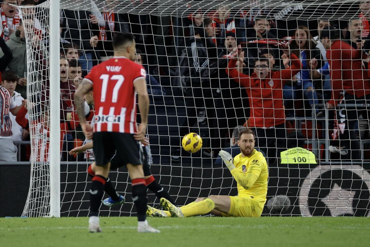 Imagen del último Athletic-Atlético, disputado en diciembre.