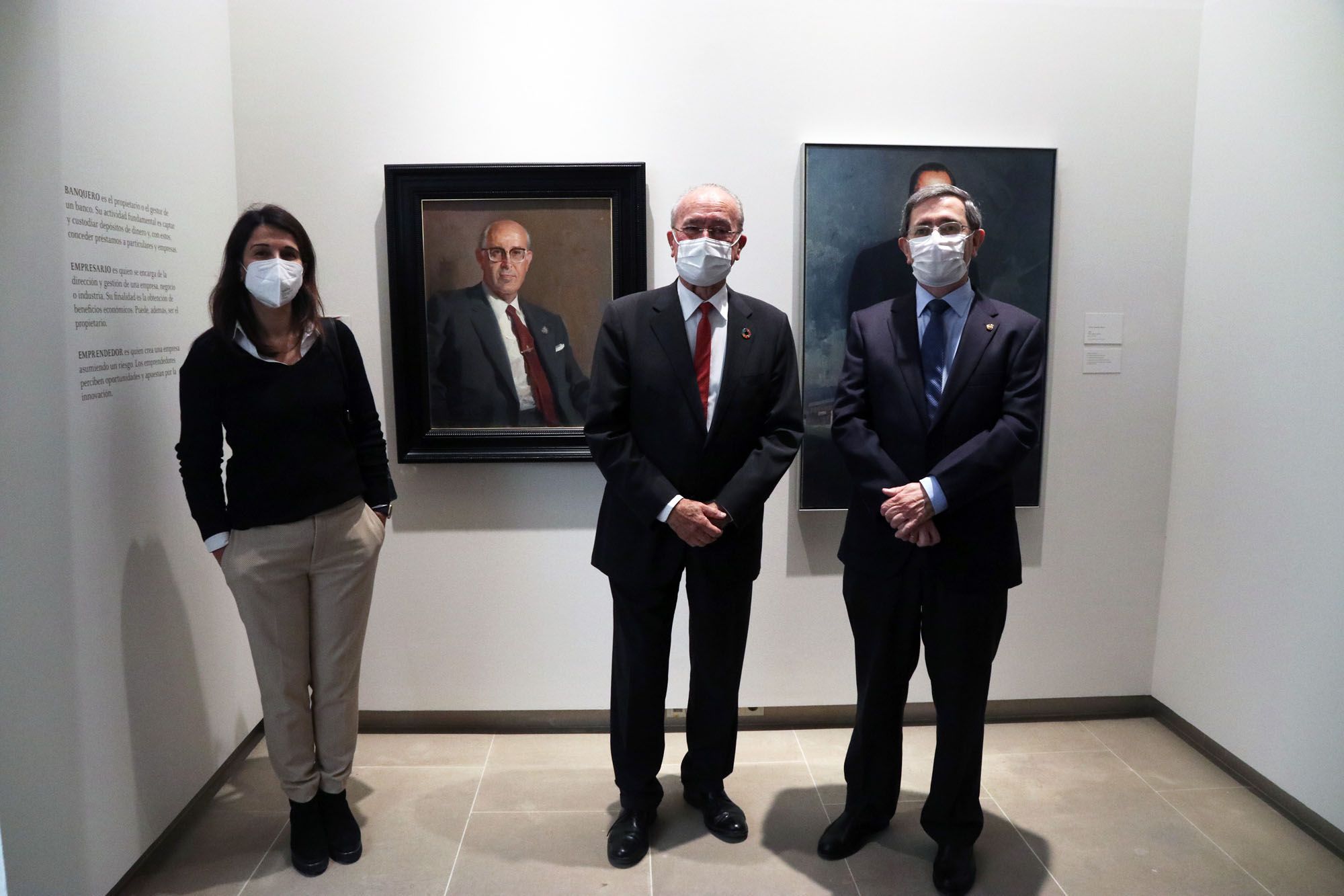 Inaugurada la Exposición 'Banqueros y Empresarios. Retratos de Félix Revello de Toro'