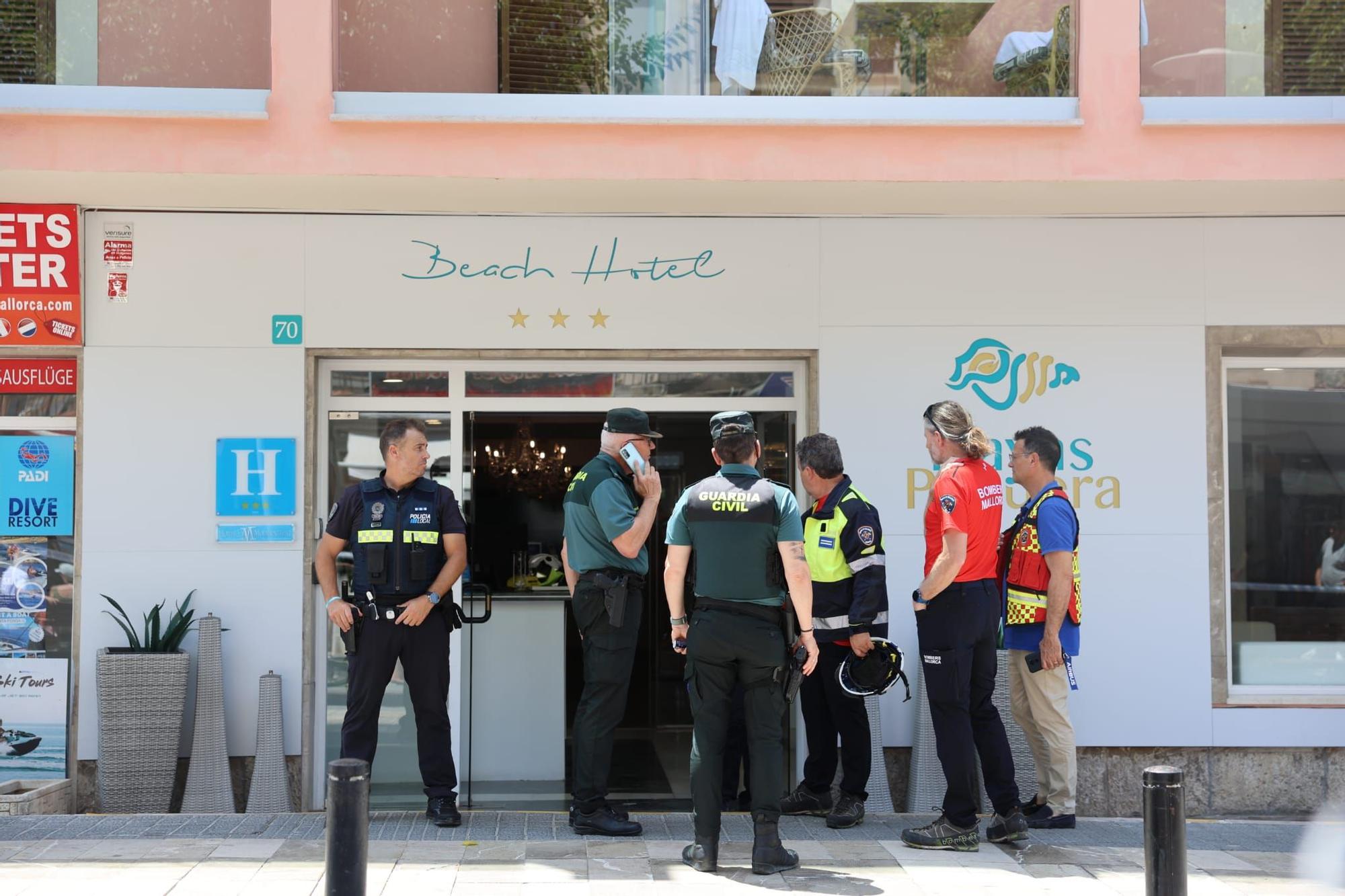 Alarma por una posible fuga de gas en un hotel de Peguera