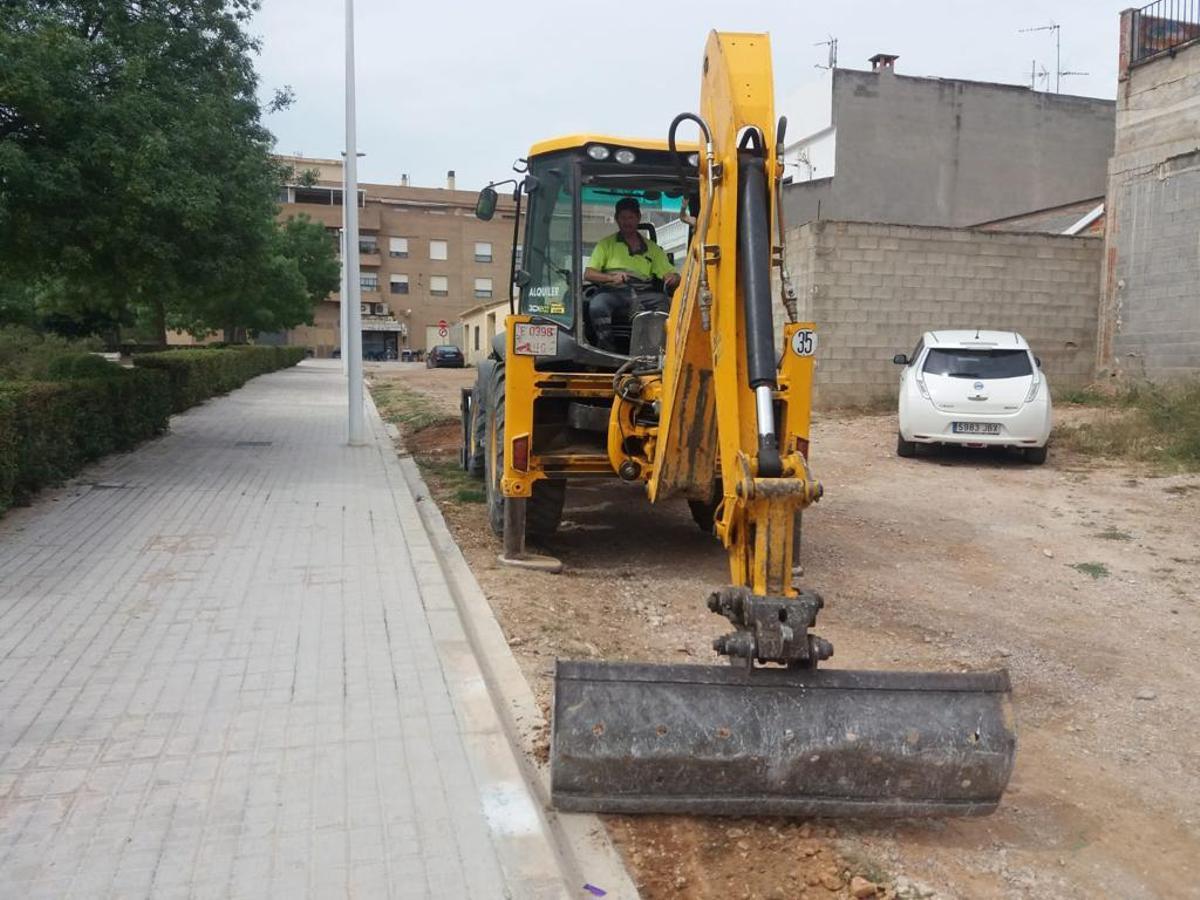 Trabajos en un solar