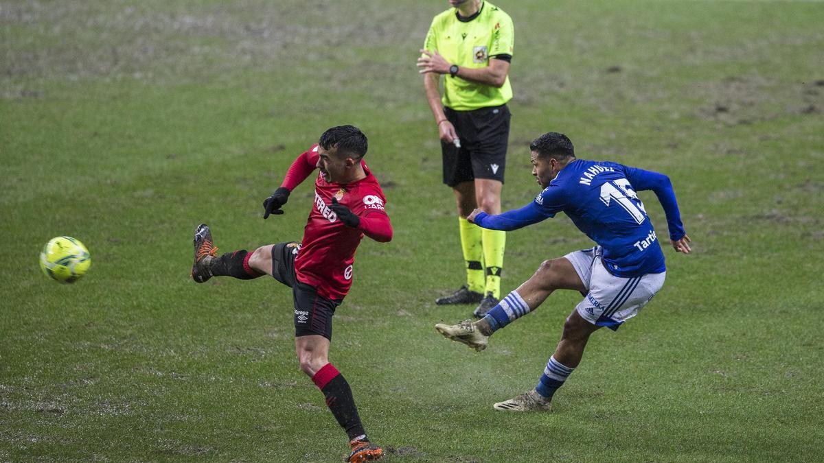 Las imágenes del partido entre el Real Oviedo y el Mallorca