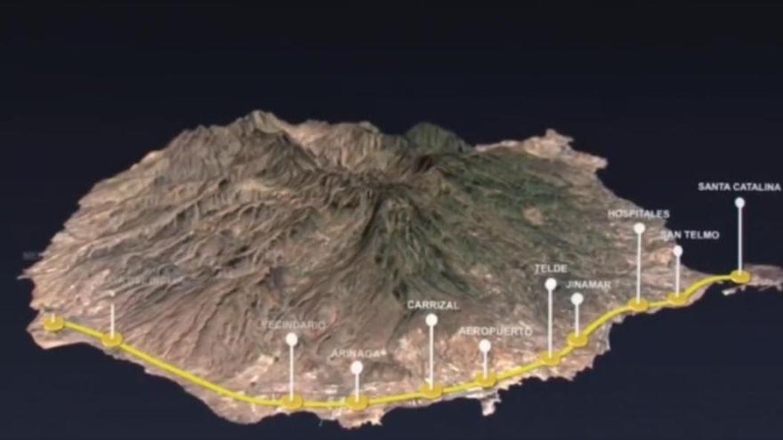 Acelerón al tren de Gran Canaria: el Cabildo entra en el accionariado de la empresa estatal INECO para la gestión del proyecto