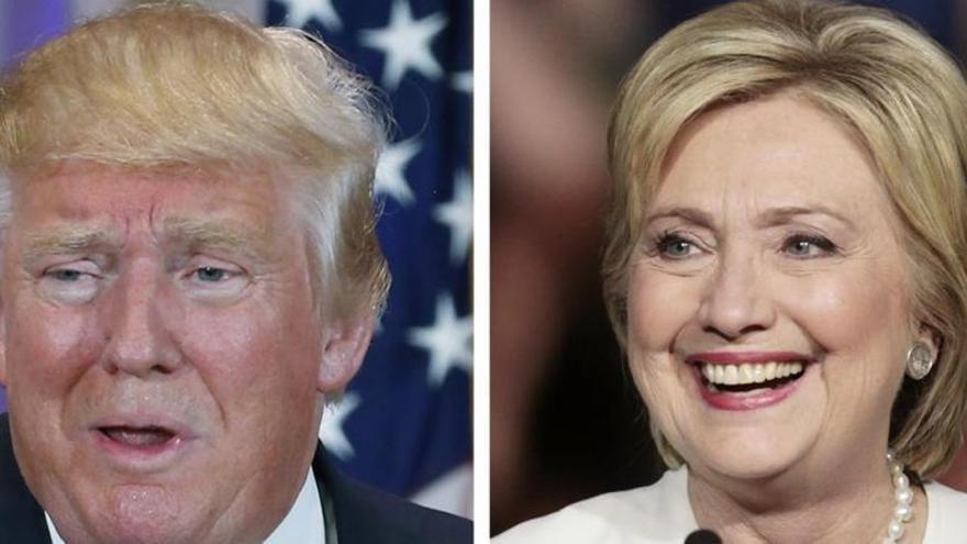 Donald Trump y Hillary Clinton afianzan su liderazgo.