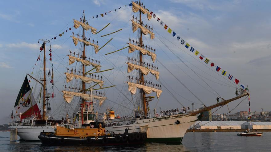 Comienzan a llegar a A Coruña los veleros de la Tall Ships Races