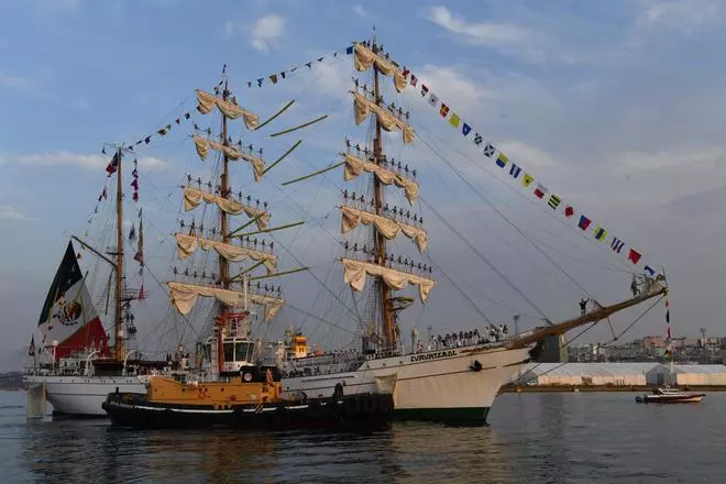 Comienzan a llegar a A Coruña los veleros de la Tall Ships Races