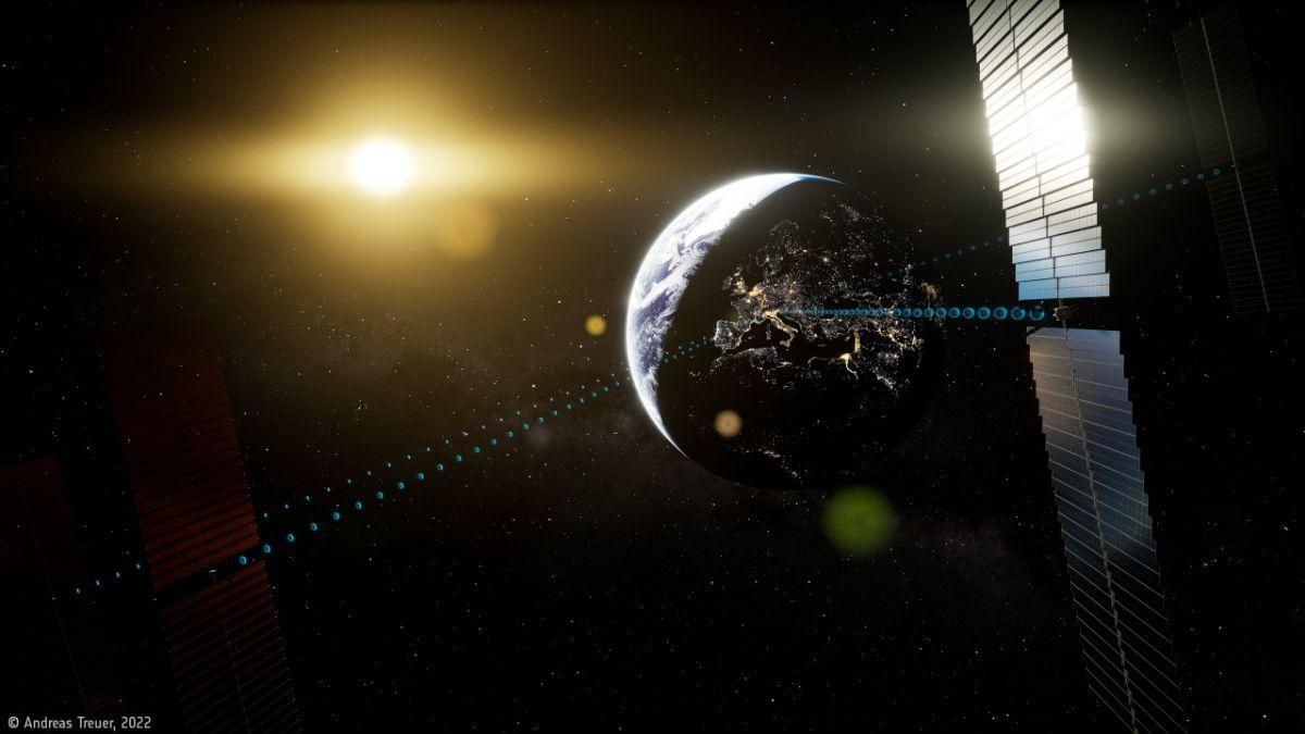 La energía solar basada en el espacio consiste en recolectar la luz solar de la órbita terrestre y luego enviarla a la superficie.