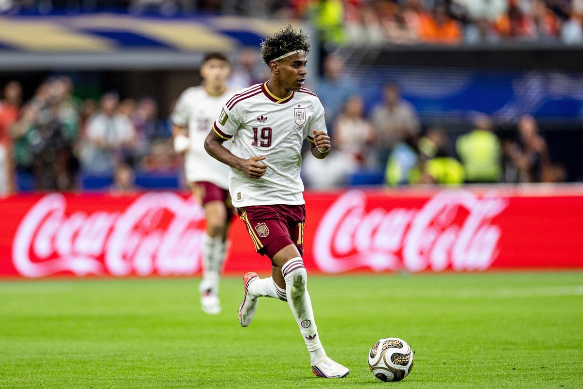 Lamine Yamal, durante el Mundial 2026