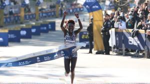 Exhibició kenyana a la marató de Nova York