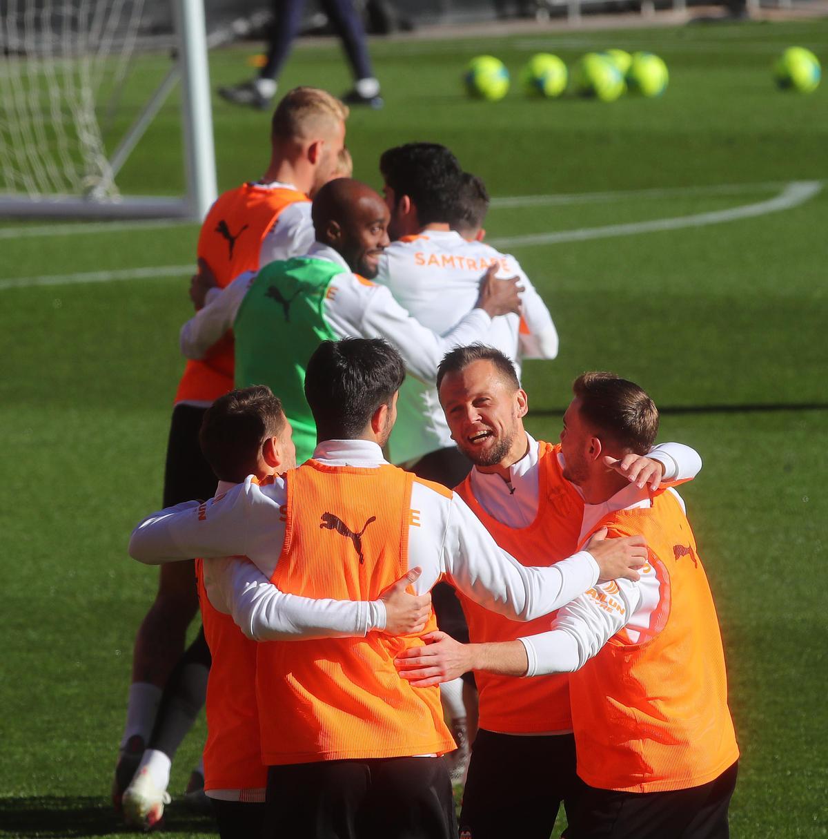 Así ha sido el entrenamiento de hoy del Valencia CF - Superdeporte