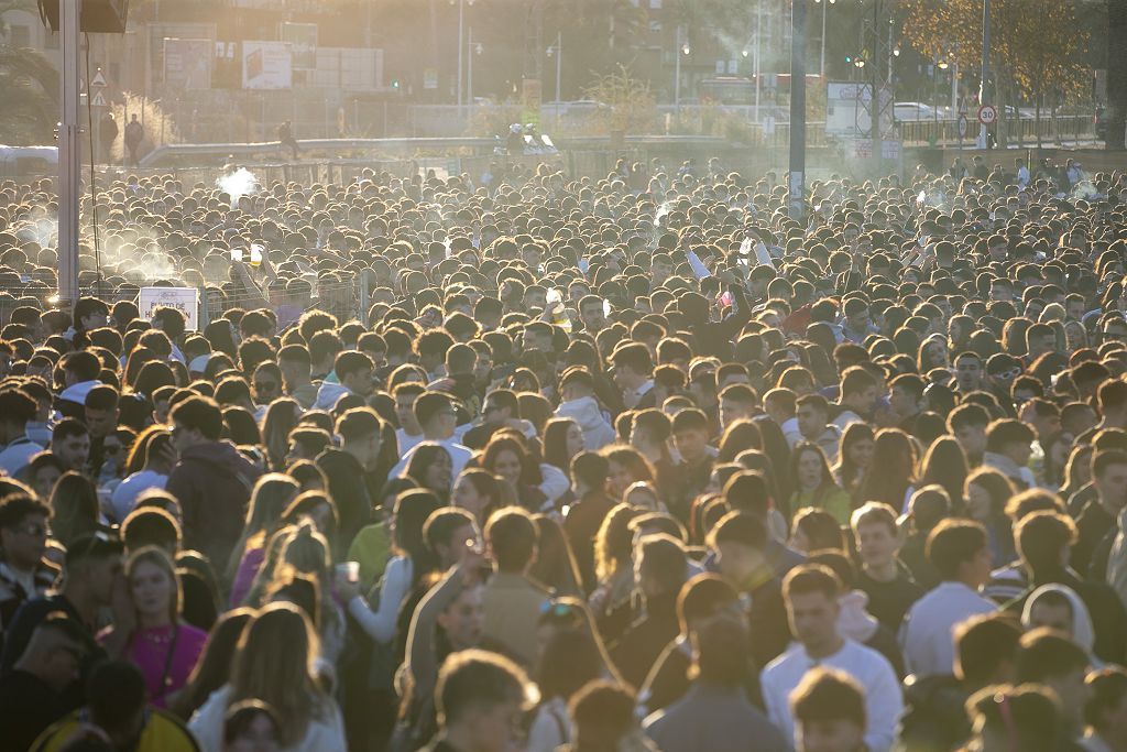 Las imágenes de la macrofiesta universitaria en La Fica (27/01/2023)