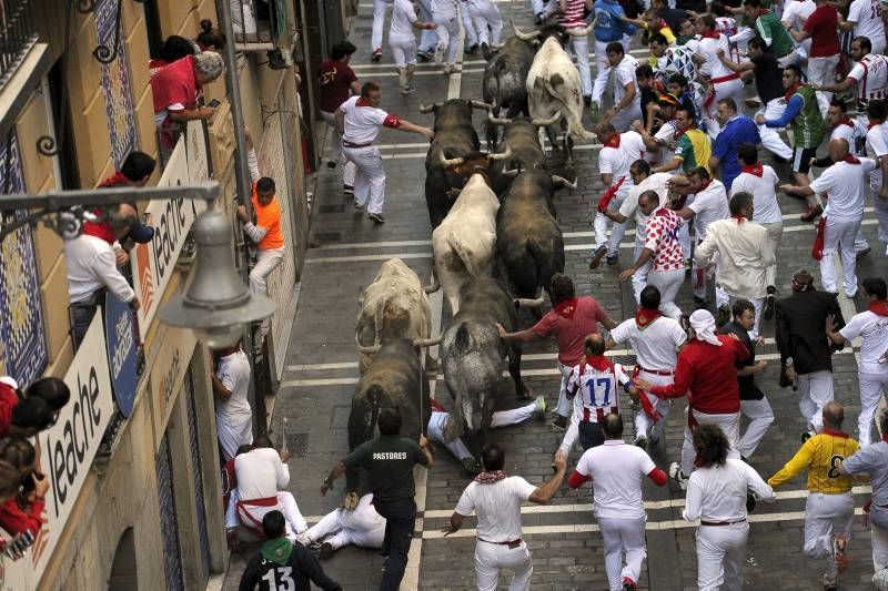 Último encierro de las Fiestas de San Fermín 2015