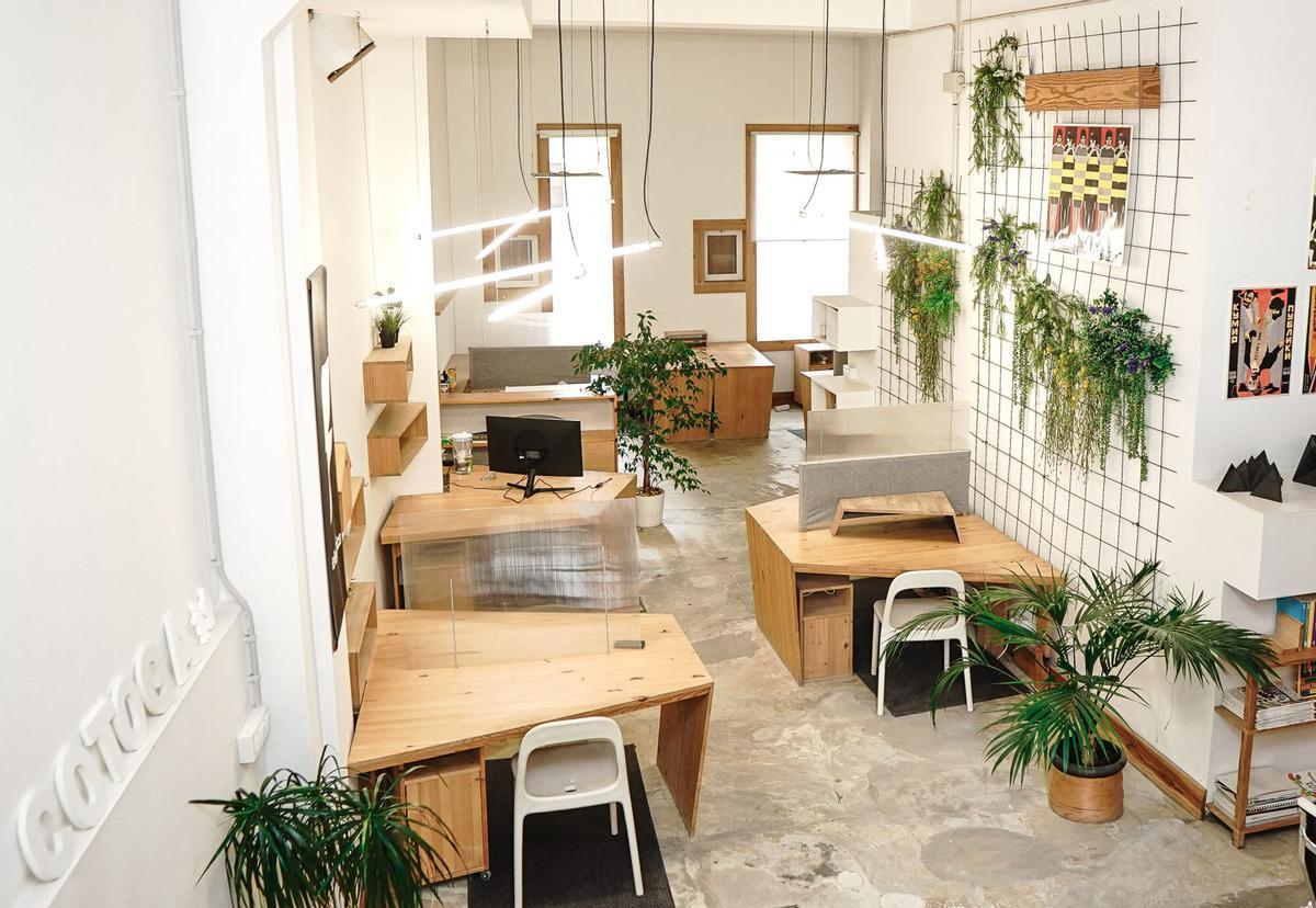 El local Eléctrica Coworking en la calle Orzán