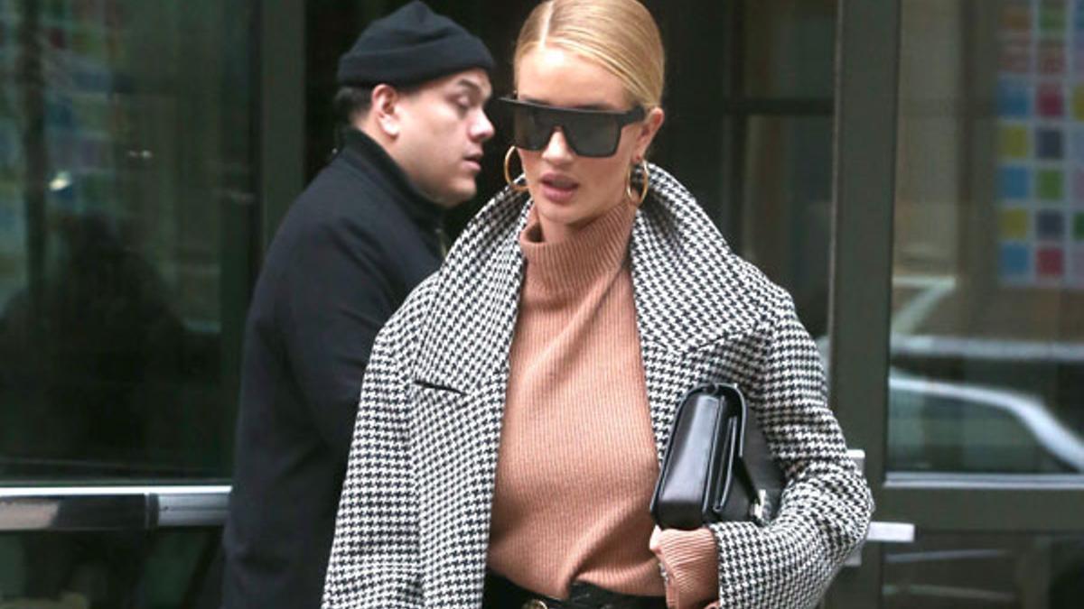 Rosie Huntington-Whiteley por las calles de Nueva York