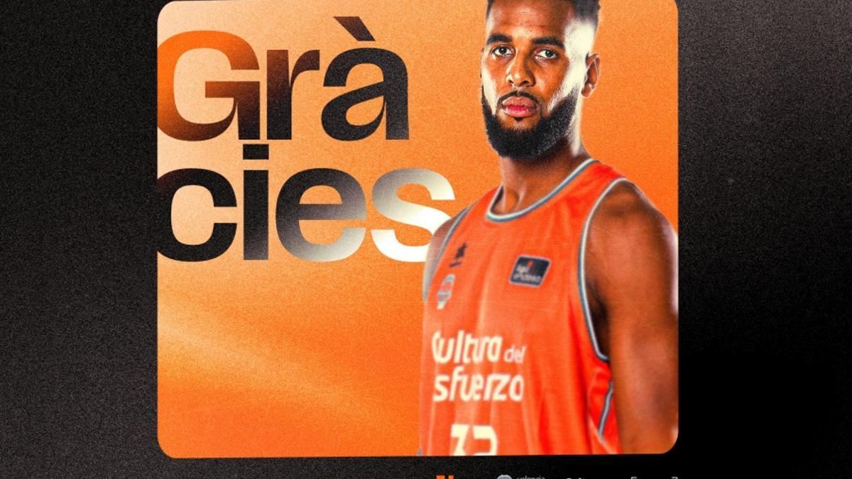Brandon Davies llegó al Valencia Basket en el verano de 2023 procedente del EA7 Emporio Armani Milán.