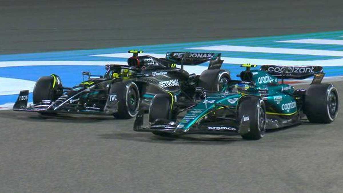 La genial maniobra de Alonso a Hamilton