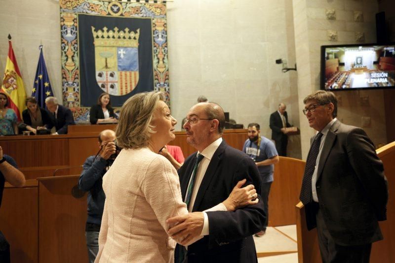 Primera sesión de la X Legislatura de las Cortes de Aragón