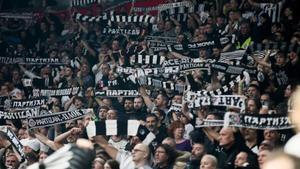 La Euroliga ha sancionado al Partizán por el comportamiento de sus aficionados