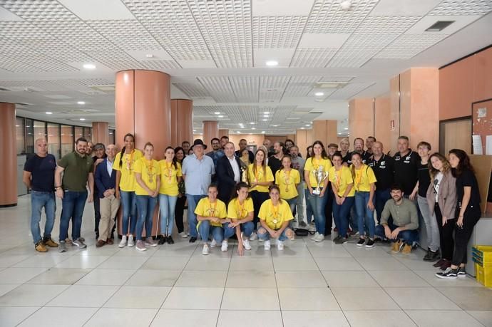 Las Palmas de Gran Canaria. Visita del Rocasa Gran Canaria a la redacción de LAPROVINCIA/DLP  | 29/05/2019 | Fotógrafo: José Carlos Guerra