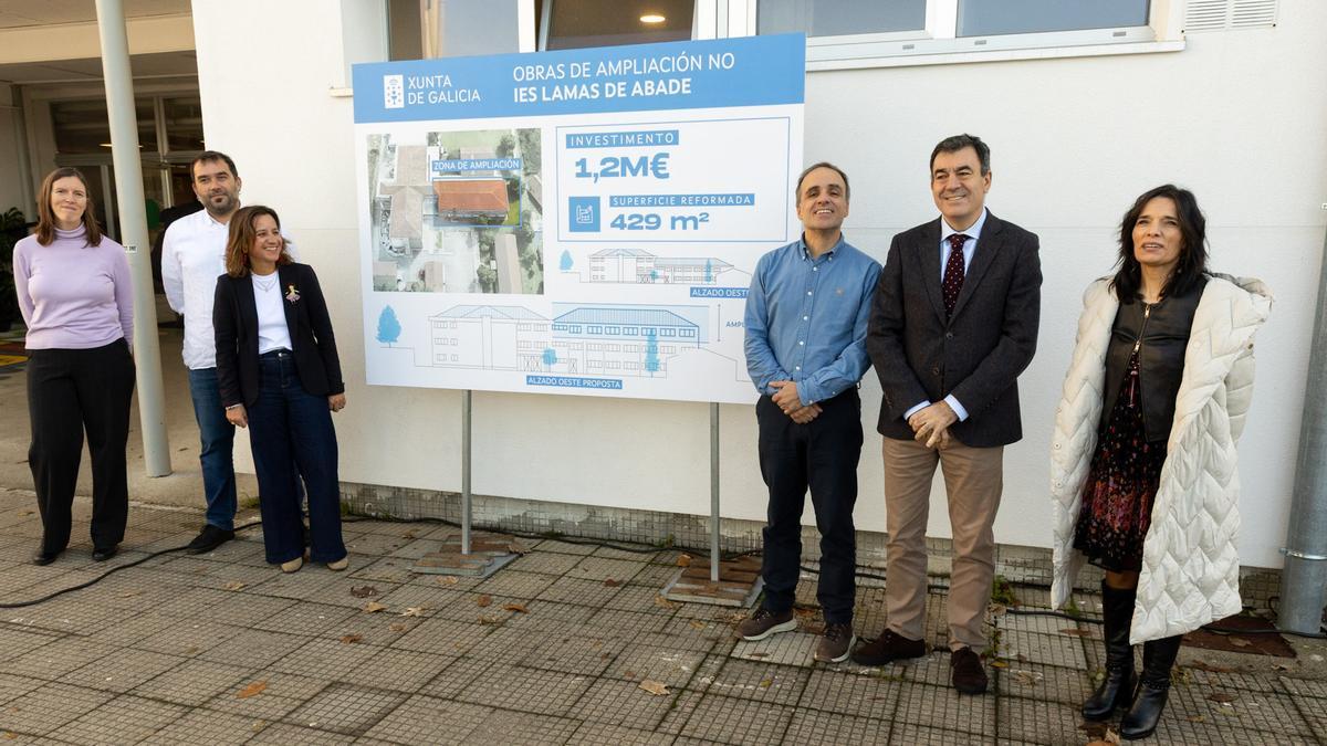 Presentación este martes das obras de ampliación do IES Lamas de Abade.