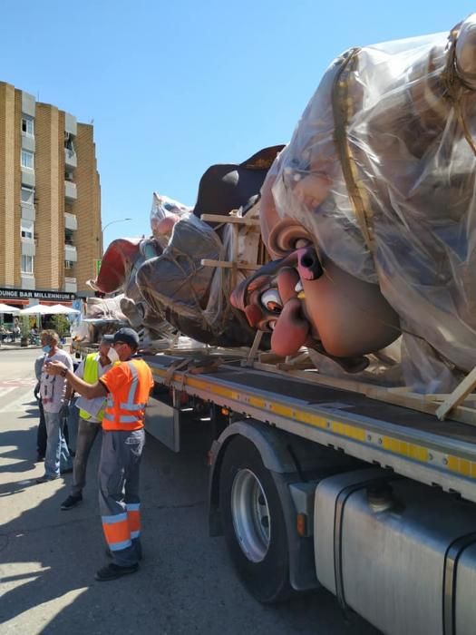 REtirada de las fallas de Miguel Banaclocha