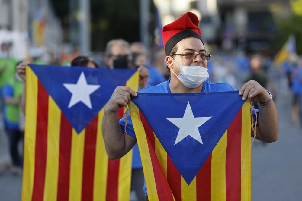 Concentració de l'ANC per la Diada a Girona