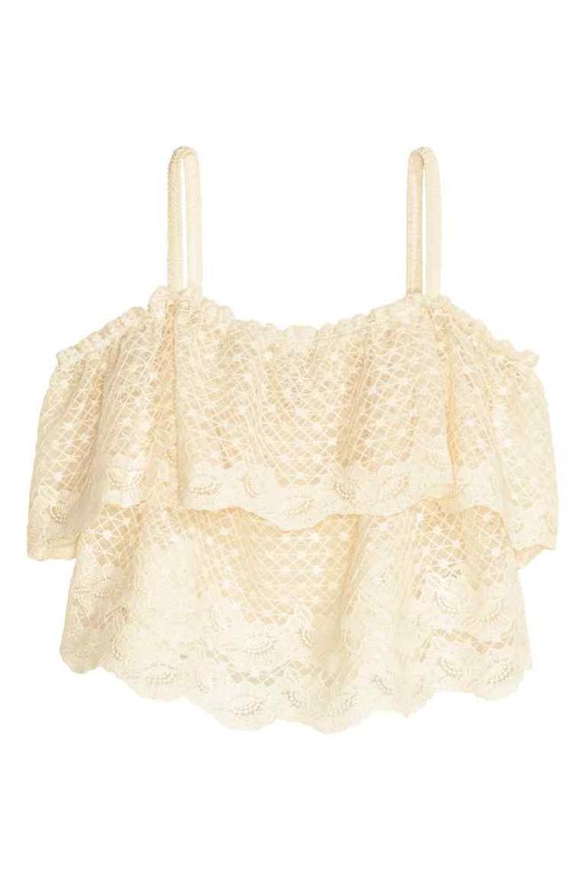 Top hombros al descubierto de H&M (19,99 €)