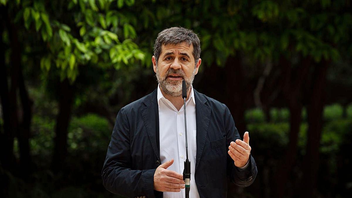 Jordi Sànchez, en una roda de premsa el maig passat.  | EUROPA PRESS